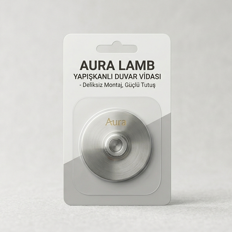 Aura lamb yapışkanlı duvar askısı