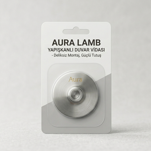Aura lamb yapışkanlı duvar askısı